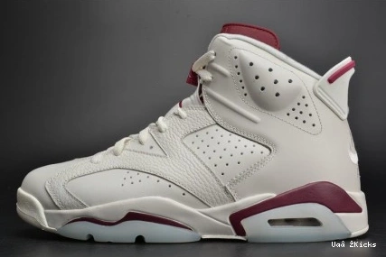650 Comfortable 6 Jordan 384664-116 Maroon Retro 0822